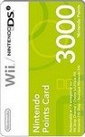 Wii/DSi 3000 points card EUROPE&UK