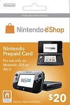 Nintendo Wii U/3DS prepaid card $20 USA