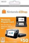 Nintendo Wii U/3DS prepaid card $50 USA
